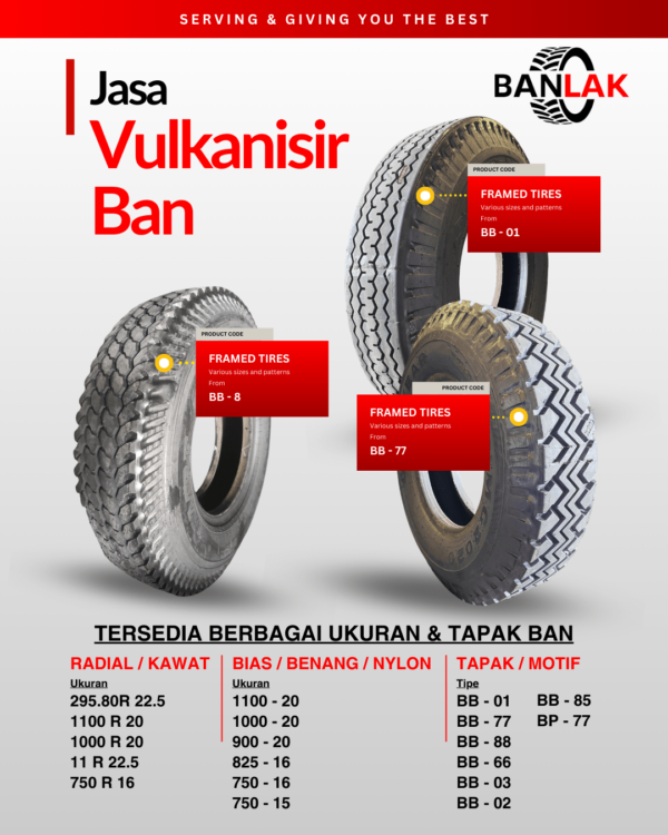 Jasa Vulkanisir Ban