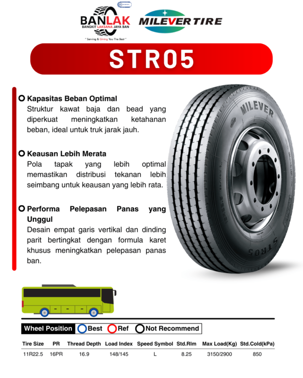 Milever STR05 Radial / Tubeless